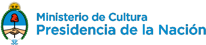 Logo Ministerio de cultura -  Presidencia de la Nación Argentina